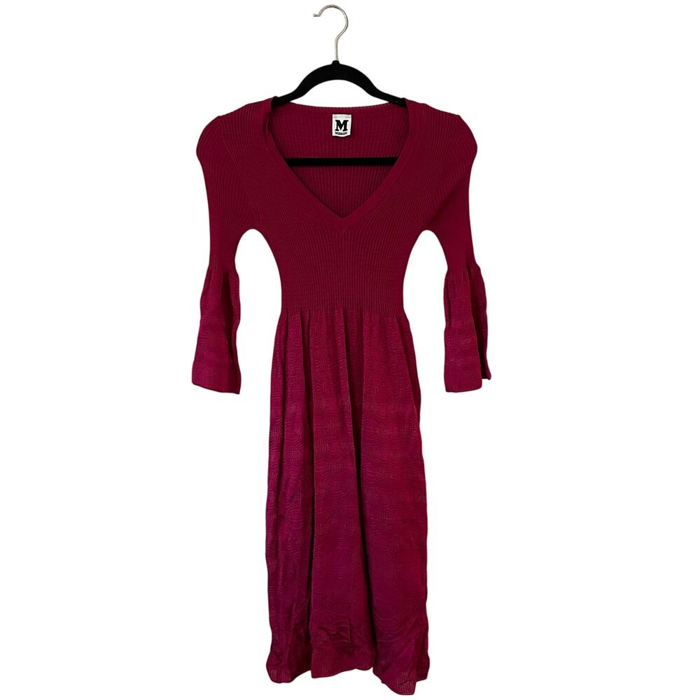 M Missoni Fuchsia Sweater Dress Size 2